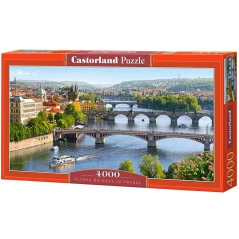 Produktas Castorland dėlionė Vltana Bridges in Prague 4000 det. Paveikslėlis