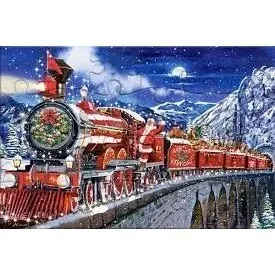 Produktas Castorland atvirukas - dėlionė 24 detalės  Santas Coming to Town Paveikslėlis