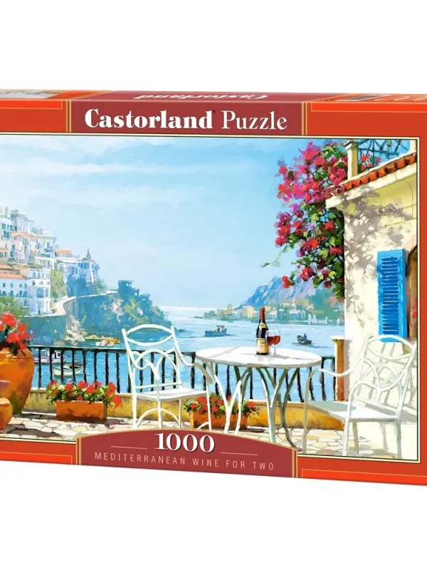 Produktas Castorland dėlionė Mediterranean Wine for Two 1000 det. Paveikslėlis