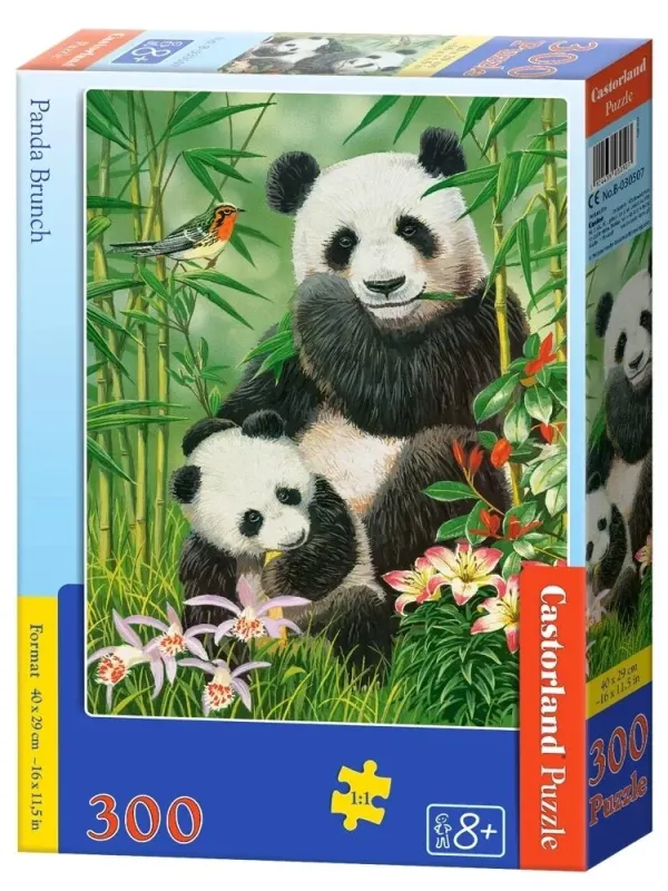 Produktas Castorland dėlionė Panda Brunch 300 det. Paveikslėlis