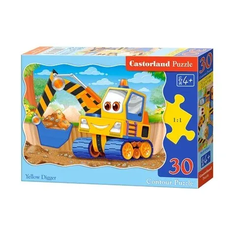 Produktas Castorland dėlionė Yellow Digger 30 det. Paveikslėlis
