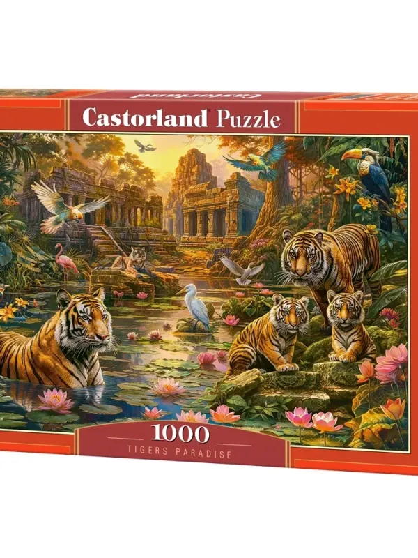 Produktas Castorland dėlionė  Tigers Paradise 1000 det. Paveikslėlis