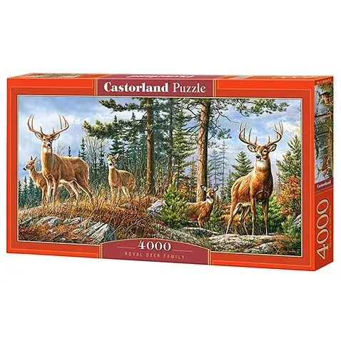 Produktas Castorland dėlionė Royal Deer Family 4000 det. Paveikslėlis