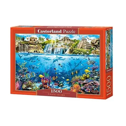 Produktas Castorland dėllionė Pirate Island 1500 det. Paveikslėlis