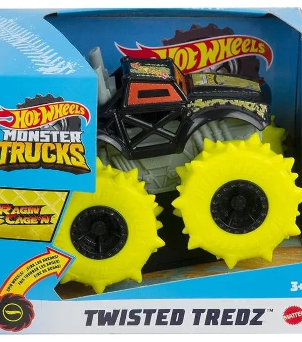 Produktas HOT WHEELS MONSTER TRUCK automobilis Twister Tredz Ragin Cage Paveikslėlis