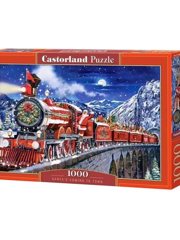 Produktas Castorland dėlionė Santas Coming to Town 1000 det. Paveikslėlis