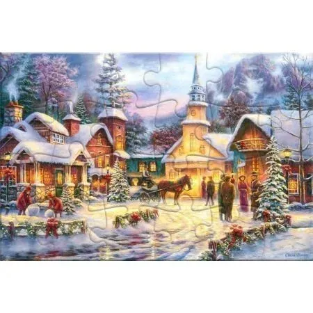 Produktas Castorland atvirukas - dėlionė 24 detalės Fath Runs Deep Paveikslėlis