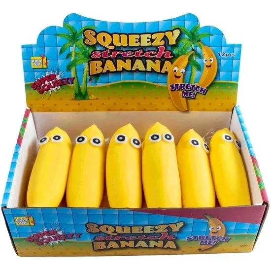 Produktas Antistresinis smėliu pripildytas Bananas 15 cm Paveikslėlis