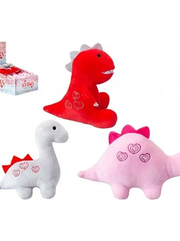 Produktas Minkštas dinozauras su širdelėmis Paveikslėlis