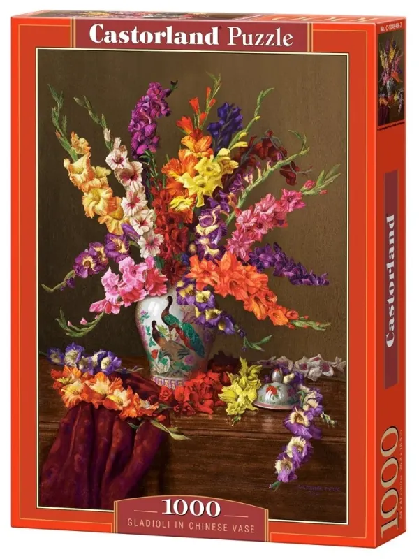 Produktas Castorland dėlionė Gladioli in Chinese Vase 1000 det. Paveikslėlis
